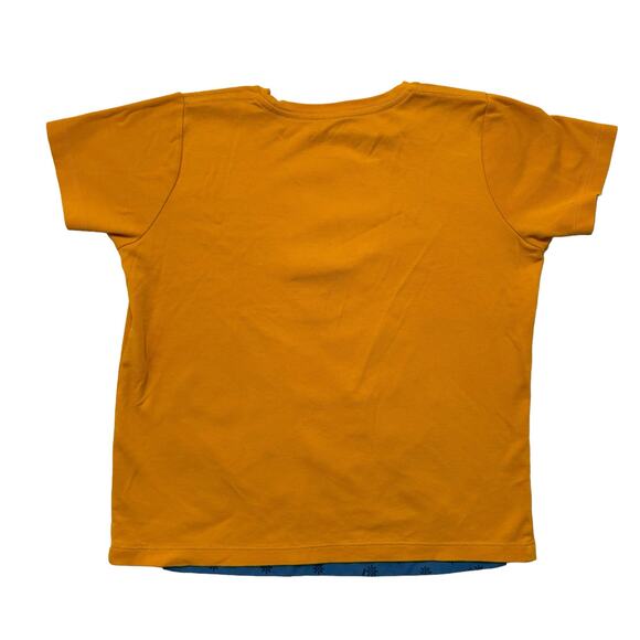 PICCOLINA Ruth Bader Ginsburg Yellow Short Sleeve Tee Size 10 Kids Boy Girl - Picture 2 of 3